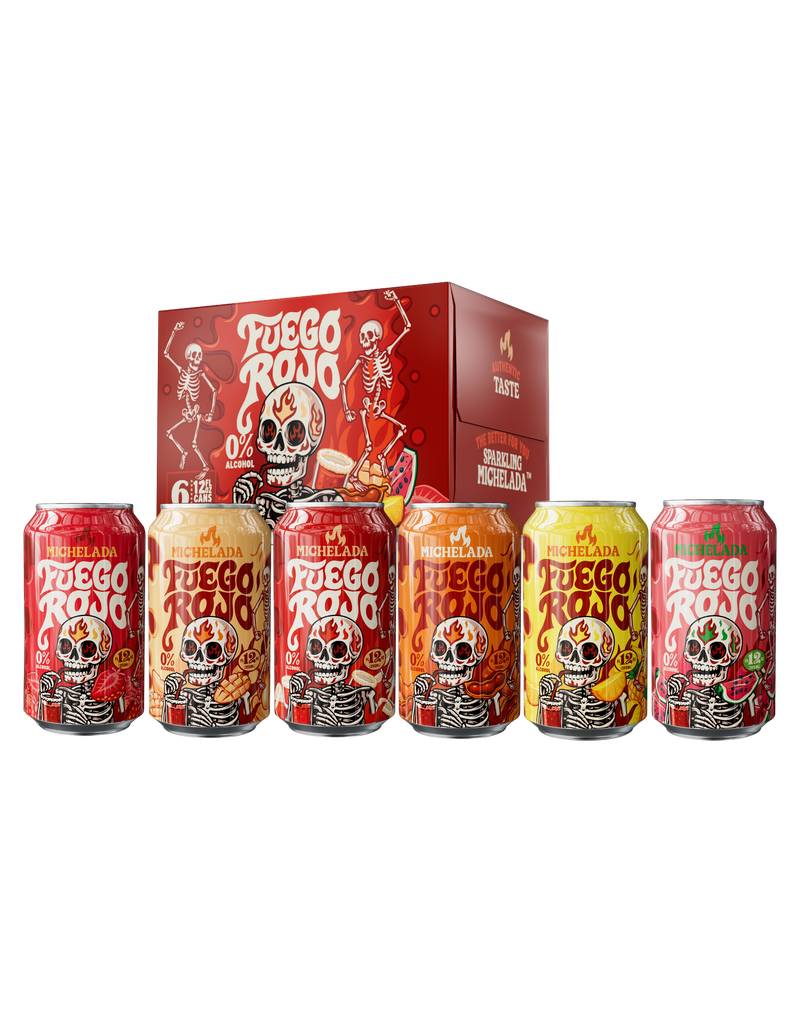Fuego Rojo Variety 6 Pack — Six Flavors, All the Fuego