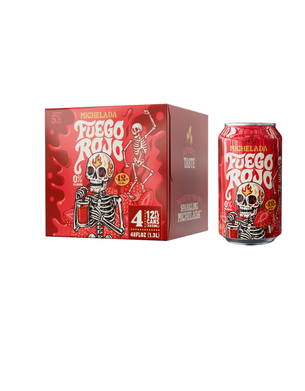 Fuego Rojo Fresa Brava 4-Pack — Strawberry, Citrus, Heat
