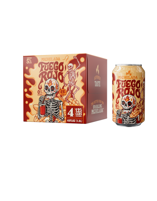 Fuego Rojo Mangonada 4-Pack